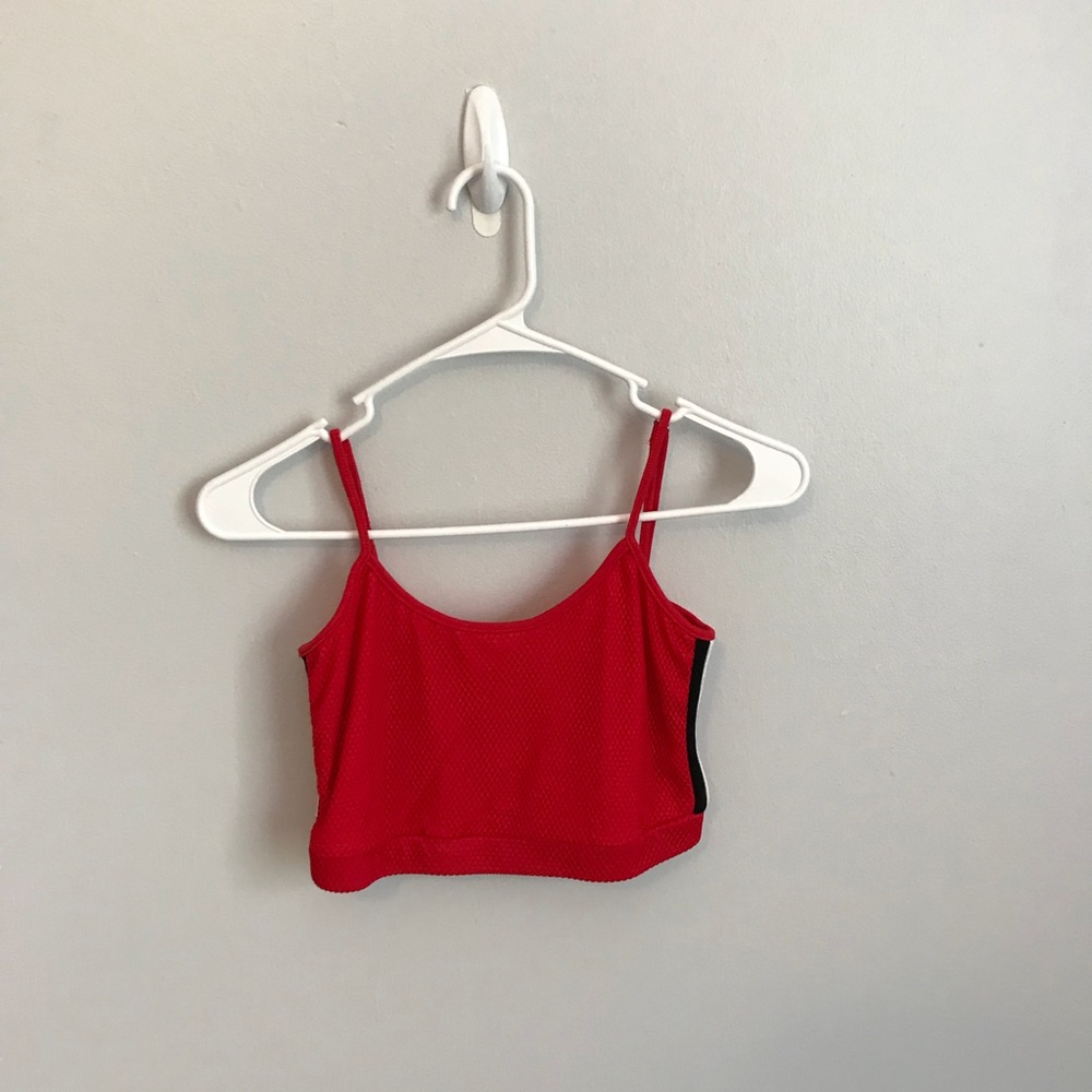 Red Cropped Tank